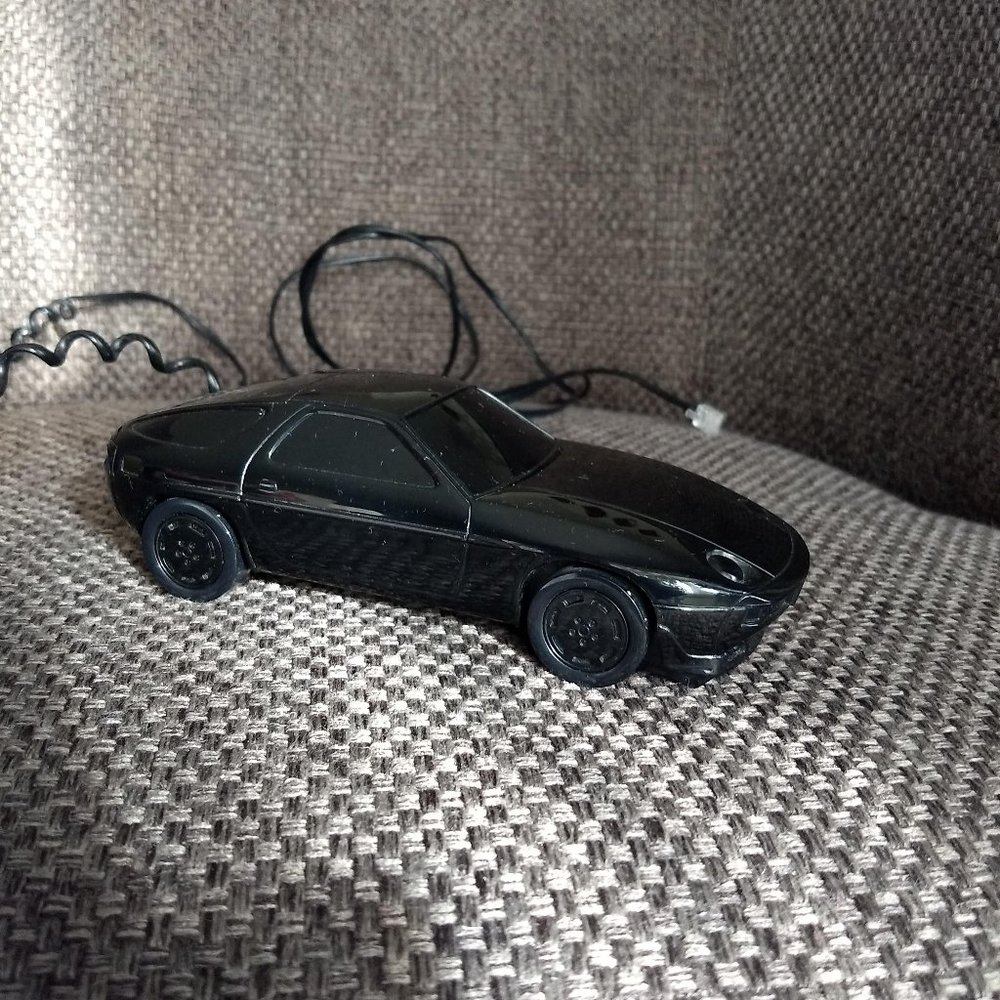 RARE vintage 80s black porsche 928 landline phone handset 🎈HOST PICK🎈
